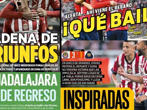 Las Portadas del Día son todas para Chivas