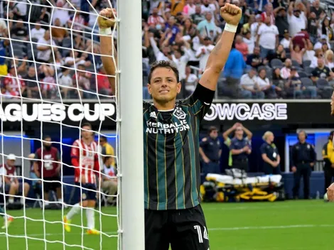 Sólo Chicharito tuvo para festejar