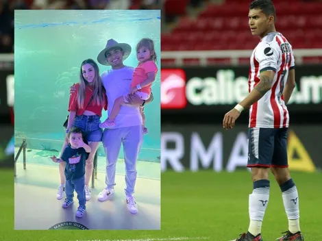 Orbelín analiza oferta de Chivas con paseo familiar