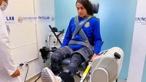 Damaris Godínez en las pruebas