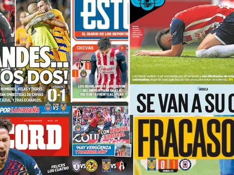 Portadas del día apuntan al fracaso de Chivas