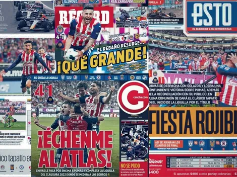 Chivas acapara todas las portadas del día