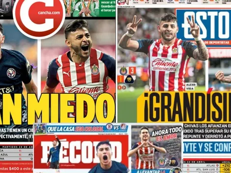 Chivas acapara y comparte las portadas con su eterno rival