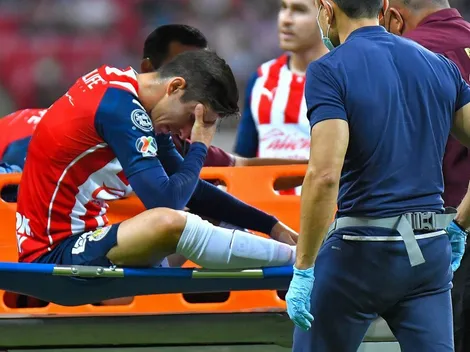 ¡Es un hospital, Chivas! Brizuela y Flores salieron con lesiones