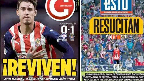 Los principales diarios deportivos de la nación se rindieron ante las Chivas y su victoria en la capital