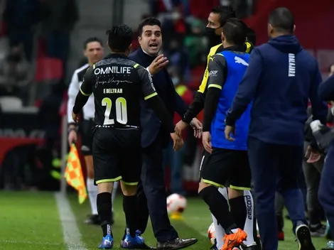 Conato de bronca entre jugadores de Chivas