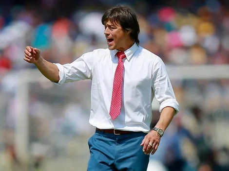 Matías Almeyda encaró a David Medrano