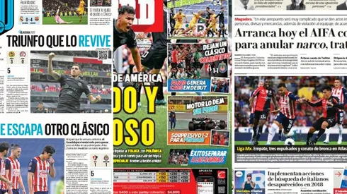 Los principales diarios deportivos nacionales dejaron en segundo plano el Clásico Tapatío