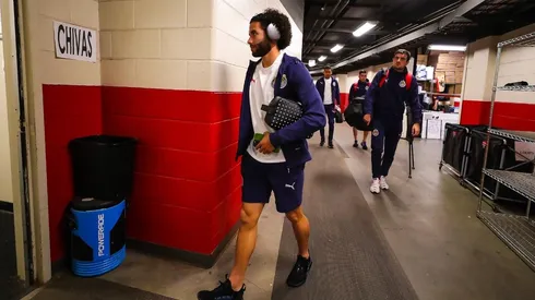 Los integrantes del Rebaño Sagrado ya se preparan para iniciar este partido amistoso