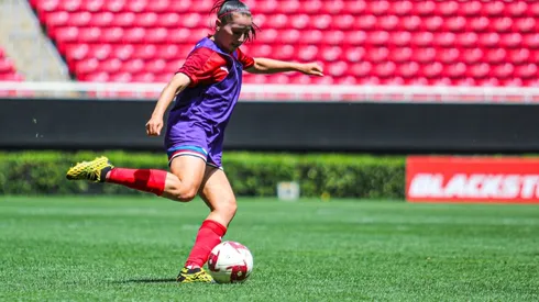 Rubí Soto durante una práctica (JAM MEDIA)