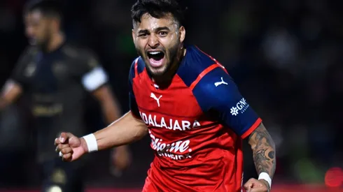 Alexis Vega celebra su gol contra FC Juárez (JAM MEDIA)