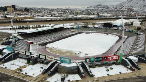 Así amaneció este jueves el Estadio Olímpico Benito Juárez