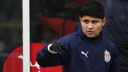 La 'Chofis' López en un entrenamiento con Chivas