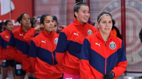 Chivas Femenil en un partido del Apertura 2021