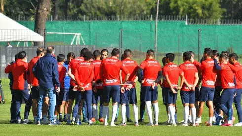 Chivas de Guadalajara en la sesión de este miércoles