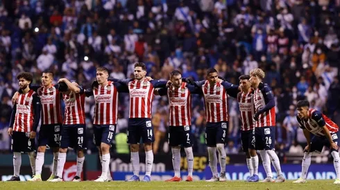 Chivas de Guadalajara durante la ronda de penales