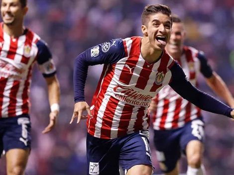 Brizuela festejó el 1-0 en Puebla