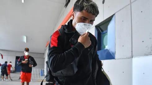 Misael Dominguez en un partido con Xolos