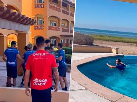 Oribe y su 'chapuzón' en Mazatlán