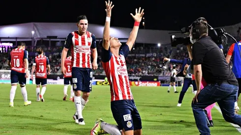 Zaldívar celebra el tanto ante el Mazatlán