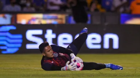 Gudiño en el partido ante Tigres UANL
