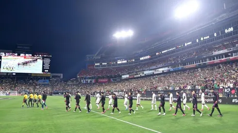 Selección de México en el duelo ante Panamá