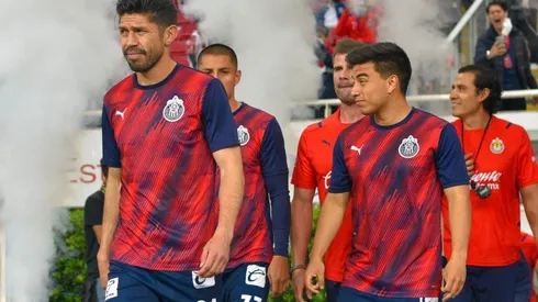 Chivas en el partido ante el Atlas