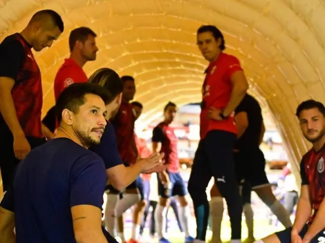 Conato de bronca al final del Chivas vs. Gallos