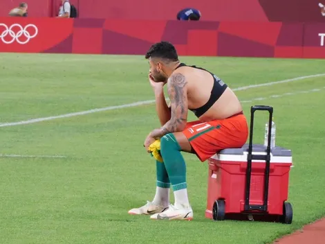 El desconsuelo de Alexis tras perder frente a Brasil