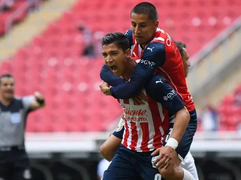 Ángel Zaldívar le da el empate a Chivas 1-1