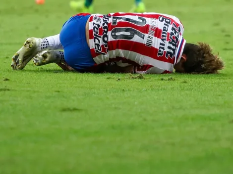 Calderón fue hospitalizado tras fuerte choque en entrenamiento