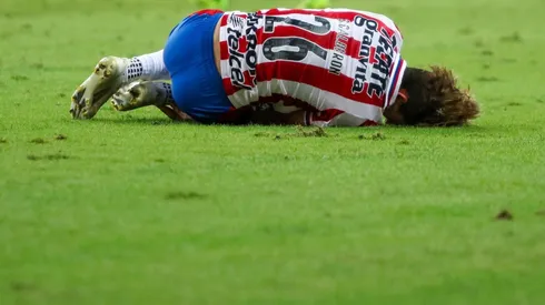 Calderón fue hospitalizado tras fuerte choque en entrenamiento