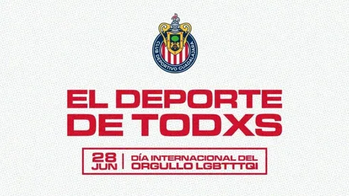 Chivas, se expresó en redes respecto al Día Internacional del Orgullo LGBT.