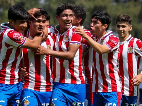 Chivas Sub-17 igualó 2-2 ante Tuzos en la Ida de la Semifinal