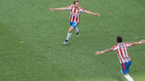 Angulo marca su tercer tanto del torneo.