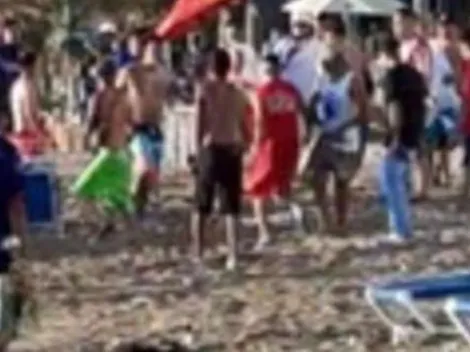 Así terminó bronca en una playa de Mazatlán