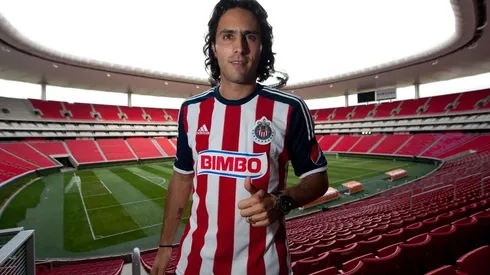 Aldo de Nigris marcó siete goles en liga con Chivas.