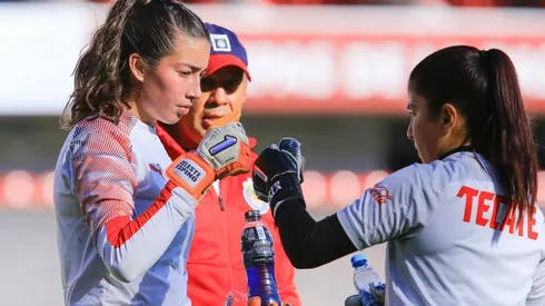 La portera Celeste Espino ha tenido una buena actuación.