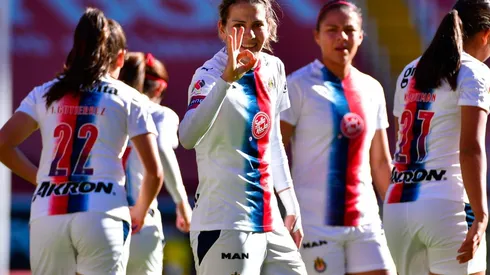 Alicia Cervantes viene de anotar su cuarto gol del Guard1anes 2021 en la victoria sobre Necaxa