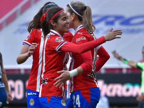 Chivas Femenil goleó a Atlético de San Luis y retomó la senda ganadora