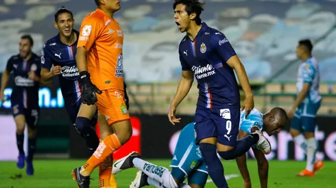 Macías convirtió un golazo, su tercera anotación en igual cantidad de presentaciones en este Guard1anes 2021