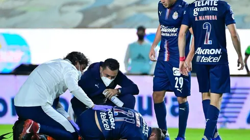 Mier no terminó el entrenamiento.