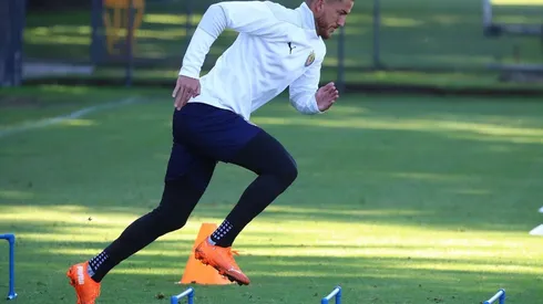 Mier regresó a los trabajos este miércoles en Verde Valle