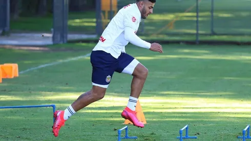 Vega trabajo con el plantel principal rojiblanco en Verde Valle con miras a la visita a León