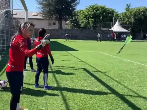 El cruce de Blanca Félix con Licha en la práctica