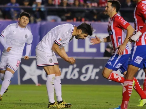 Chivas vs San Luis: Primer gol de Oribe