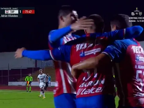 Video: Golazo de Villalobos en el triunfo ante Pumas Tabasco