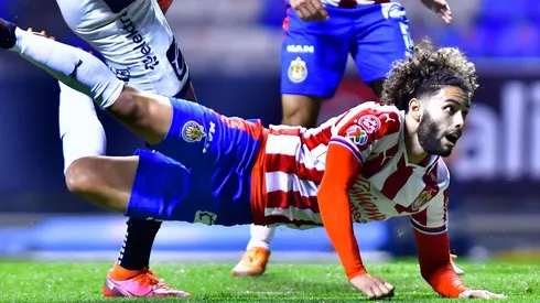 César Huerta jugó como suplente en el empate 1-1 con Puebla en el partido inaugural del Guard1anes 2021