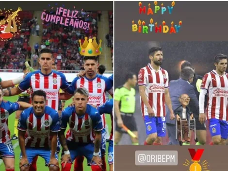 Los saludos de los jugadores a Oribe por su cumpleaños
