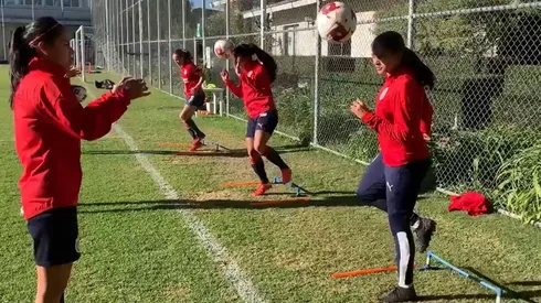 Miriam García se lleva los flashes en el entrenamiento
